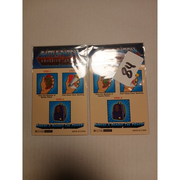 Geek‎ Fuel  Armor Battle Cat He-Man Maters Of The Universe Patches 2 Packs - Picture 2 of 3